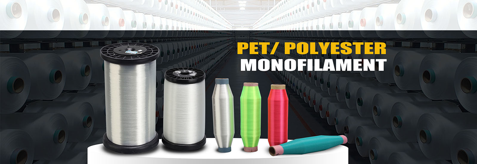 Przędza z monofilamentów PET