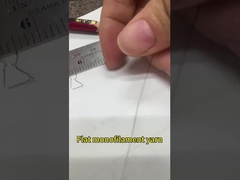 Przędza z monofilamentów syntetycznych o płaskim kształcie z poliamidu nylonowego