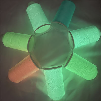 150D 2mm Glow Dark Yarn Green Glow In The Dark Knitting Wool