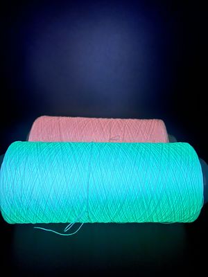 450D Diy Glow Yarn Natural White Fluorescent Knitting przyjazne dla środowiska
