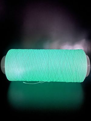 Poliaester Fluorescencyjna dziana przędzy Białe buty Glowing górne
