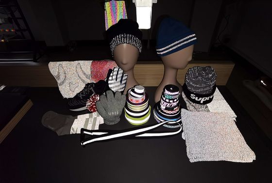 Włókna ochronne o odblaskowej przędzy podwójnej