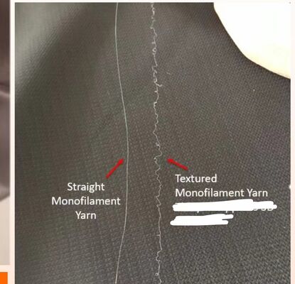 20D 30D Twist Monofilament Yarn Jasny kolor Polyester Monofilament Yarn do skarpetki