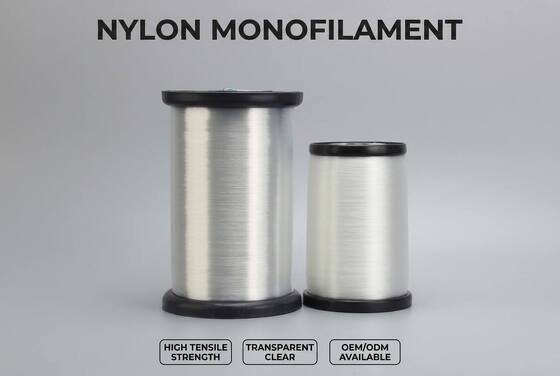 60D 80D 100D 0.10MM 0.12MM 0.14MM Monofilament Nylon Poliester PP PE do produkcji taśm, haftu, hurtownia fabryczna